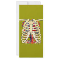 Ribs Veins Enlarged Heart Personalized Rack Card
