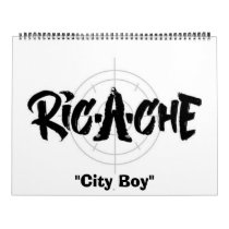 Ric-a-che logo, "City Boy" calendars by Ricache Ric-a-che logo, "City Boy" calendars