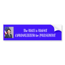 RICE is RIGHT bumper stickers by larryclay RICE is RIGHT bumper stickers