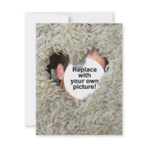 Rice Love Photo Template Invitation by Madinagoodway Rice Love Photo Template Invitation