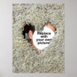 Rice Love Photo Template Print or Poster