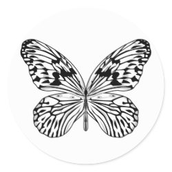 Rice Paper Butterfly Sticker Sheet sticker