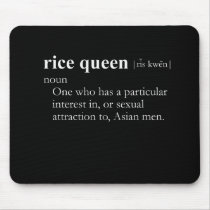 RICE QUEEN (definition) mousepads