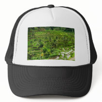 Rice terrace in Bali Mesh Hats