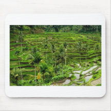 Rice terrace in Bali Mouse Pads