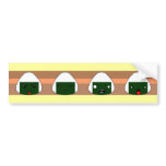 riceball  line bumper sticker