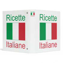 Ricette Italiane (Italian Recipes) binders