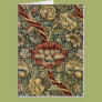 Rich Brown Floral Card Rich Brown Floral Card