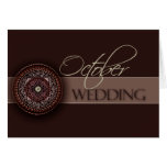 Rich Brown October Wedding Cards