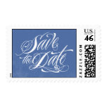 Rich Calligraphy Save the Date Postage