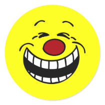 Rich CEO Face: Laughing all the way to the bank Sticker