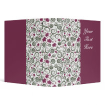 Rich Colors and Curves 3 Ring Binders