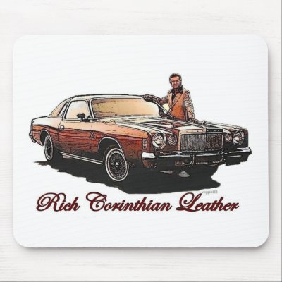 Rich Corinthian Leather mouse pad by chardoba