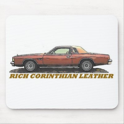 Rich Corinthian Leather mousepad by chardoba