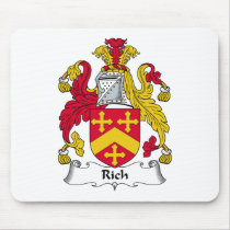 Rich Family Crest mousepads