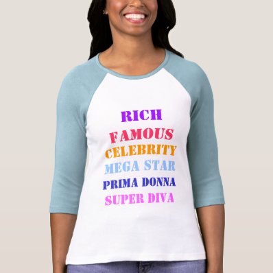 Rich Famous Celebrity Shirts