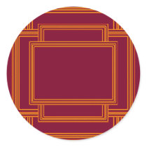 RICH Golden Streak Borders Sticker