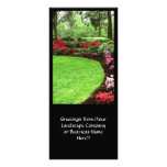 Rich Landscape Lawn Care Business Customized Rack Card