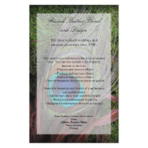 Rich Peacock Feather with Green Moss Custom Flyer