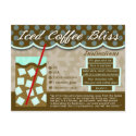 Rich Recipes - ICED COFFEE BLISS postcards
