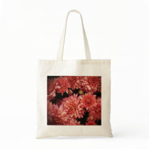 Rich Red Chrysanthemums Tote Bag