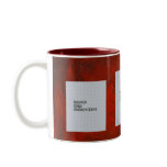 Rich Red Photo Mug Template