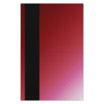 Rich Red With Black Band stationery