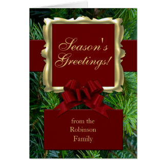 Small Business Accept Credit Cards: Imprinted Business Christmas Cards