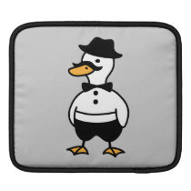 Rich Tux the Duck Ipad Sleeve