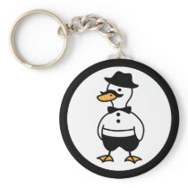 Rich Tux the Duck Keychains