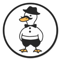 Rich Tux the Duck Stickers