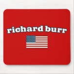 Richard Burr American Flag Mousepad