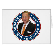 Richard Burr U.S. Senate Greeting Card