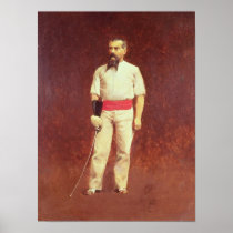 Richard Burton  in Fencing Dress, 1889 Posters