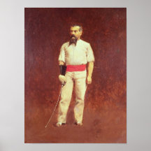 Richard Burton  in Fencing Dress, 1889 Posters