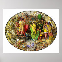 Richard Dadd Faeries: Oberon & Titania Poster