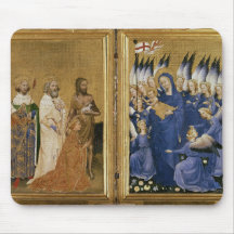 Richard II Presented to the Virgin and Child Mousepads