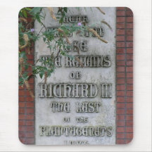 Richard III Memorial in Leicester, England Mouse Pads
