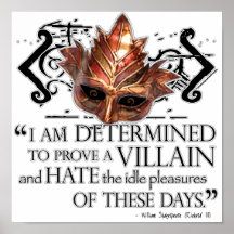 Richard III Quote Poster