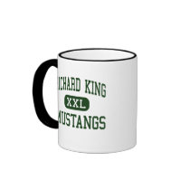 Richard King - Mustangs - High - Corpus Christi mugs by customteamsportswear Richard King - Mustangs - High - Corpus Christi mugs