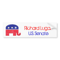 Richard Lugar for Senate Bumper Sticker