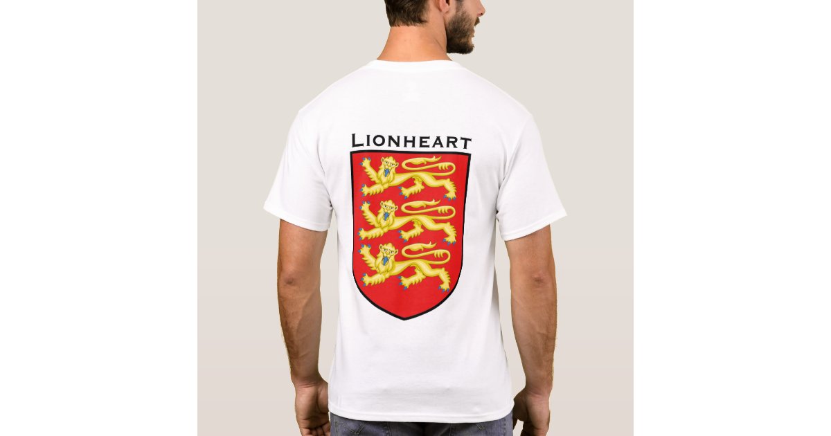 Richard the Lionheart Coat of Arms Shirt Zazzle