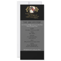 Richard The Third Quote (Gold Version) Personalized Invite