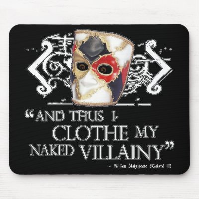 Richard The Third Quote Mouse Pads by shakespeareshoppe