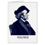 Richard Wagner, azul Felicitación