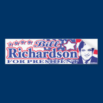 Richardson for President 2008 Bumper Sticker  bumper stickers