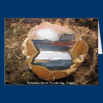 Richardson Ranch Thunder Egg, Oregon cards