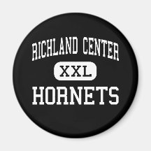 Richland Center - Hornets - High - Richland Center Refrigerator Magnets