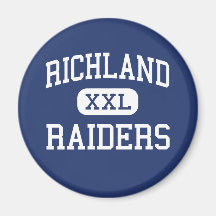 Richland Raiders Middle Richland Center Refrigerator Magnets