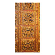 Richly decorated ceiling custom photo card